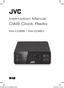 Manual JVC RA-D38H Alarm Clock Radio
