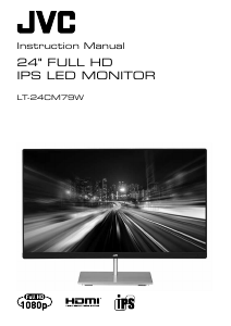 Manual JVC LT-24CM79W LED Monitor