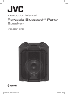 Manual JVC MX-D519PB Speaker
