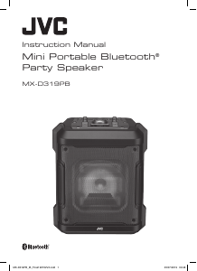 Manual JVC MX-D319PB Speaker