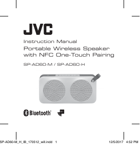 Manual JVC SP-AD60-M Speaker