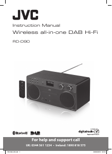 Manual JVC RD-D90 Stereo-set