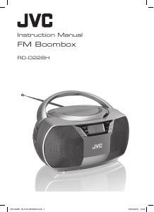 Manual JVC RD-D228H Stereo-set