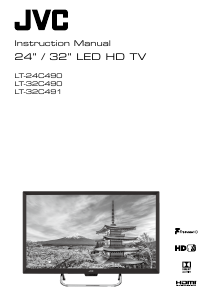 Handleiding JVC LT-32C490 LED televisie