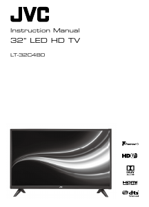 Manual JVC LT-32C480 LED Television