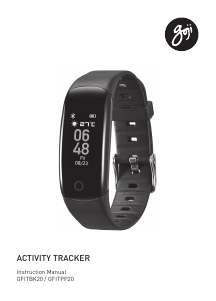 Manual Goji GFITBK20 Activity Tracker