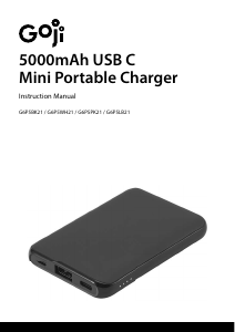 Manual Goji G6P5PK21 Portable Charger