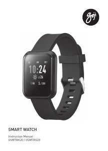Manual Goji GSMTBK20 Smart Watch