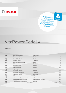 Руководство Bosch MMB6141S VitaPower Блендер