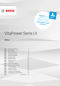 Посібник Bosch MMB6384M VitaPower Блендер