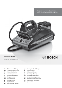 Εγχειρίδιο Bosch TDS3715100 Sensixx Σίδερο