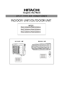 Handleiding Hitachi RAC35NH4 Airconditioner