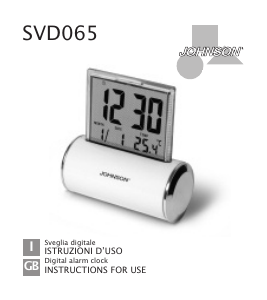 Manual Johnson SVD065 Weather Station