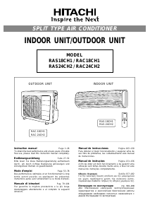 Manual Hitachi RAC24CH2 Air Conditioner