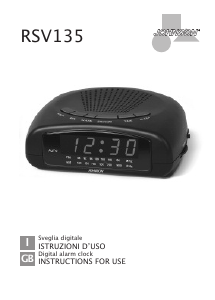 Manual Johnson RSV135 Alarm Clock Radio