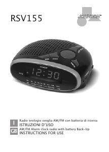 Manual Johnson RSV155 Alarm Clock Radio