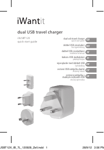 Bruksanvisning iWantit i3USBT12X Reiseadapter