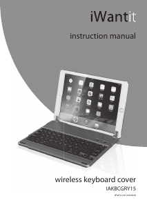 Manual iWantit IAKBCGRY15 Keyboard