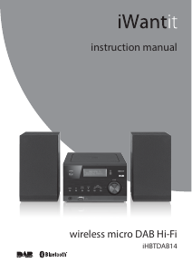Manual iWantit iHBTDAB14 Stereo-set