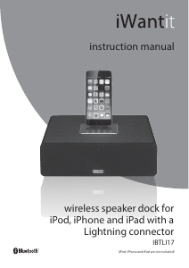 Manual iWantit IBTLI17 Speaker Dock