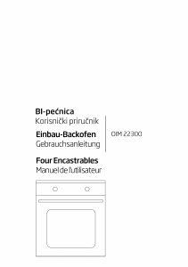 Bedienungsanleitung BEKO OIM 22300 X Backofen