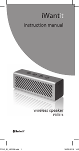 Manual iWantit IPBTB16 Speaker