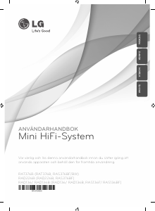 Bruksanvisning LG RAD136 Stereoanläggning