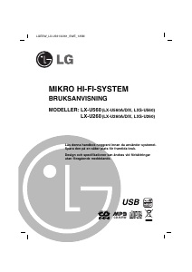 Bruksanvisning LG LX-U261D Stereoanläggning