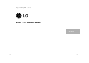 Manual LG XA63 Stereo-set