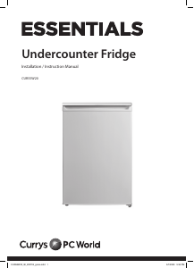 Manual Currys Essentials CUR55W20 Refrigerator