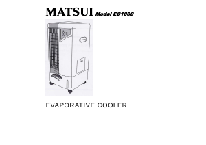 Manual Matsui EC1000 Air Conditioner