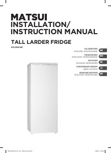Manual Matsui MTL55W12E Refrigerator