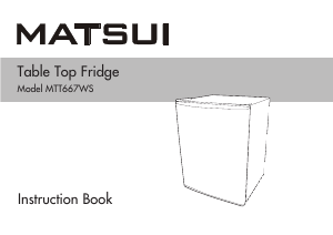 Handleiding Matsui MTT667WS Koelkast