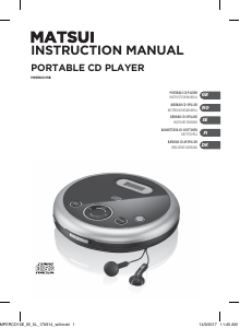 Manual Matsui MPERCD15E Discman