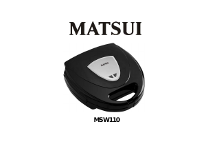 Handleiding Matsui MSW110 Contactgrill