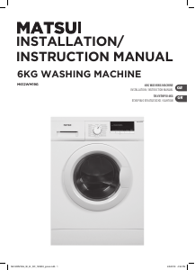 Manual Matsui M612WM19G Washing Machine