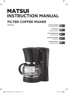 Manual Matsui M12FCB15E Coffee Machine