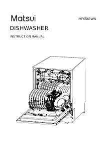 Manual Matsui MF654EWN Dishwasher