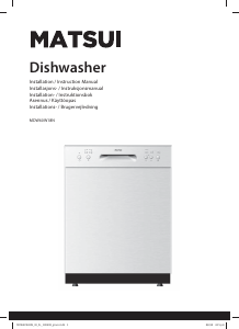 Manual Matsui MDW60W18N Dishwasher