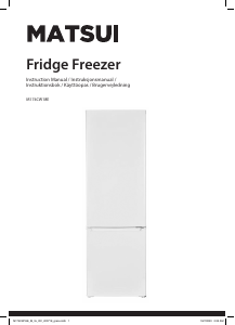 Manual Matsui M174CW18E Fridge-Freezer