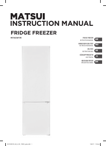 Manual Matsui M174CW17E Fridge-Freezer
