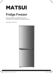 Manual Matsui M149CW18E Fridge-Freezer