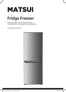 Manual Matsui M149CX18E Fridge-Freezer