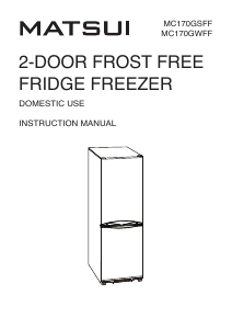 Manual Matsui MC170GWFF Fridge-Freezer