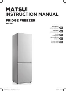 Manual Matsui M188CW19E Fridge-Freezer