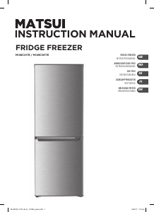 Manual Matsui M149CX17E Fridge-Freezer