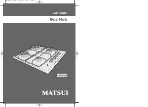 Handleiding Matsui MGH61SSFF Kookplaat