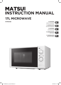 Brugsanvisning Matsui M17MW16E-5L Mikroovn