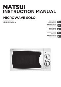 Manual Matsui SMS17E Microwave