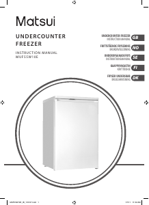 Handleiding Matsui MUF55W10E Vriezer